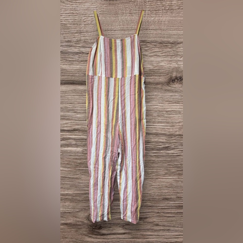 NWT Urban Rebel Striped lightweight jumpsuit SZ L